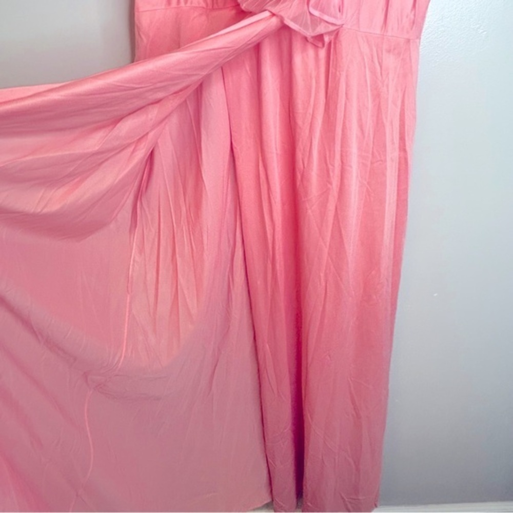 Vanity Fair Vintage Pleated Pink Ruffle Sleeveles… - image 7